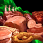 Fichier:Assiette gourmande de viande rôtie au sésame.png