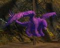 Une Piñata du Dragon violette.