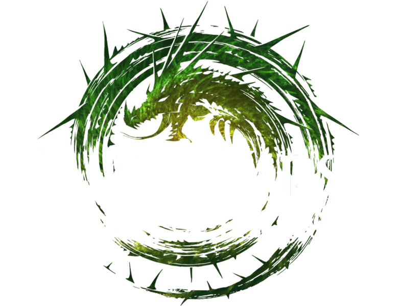Fichier:Logo GW2 Heart of Thorns pour fond sombre.png
